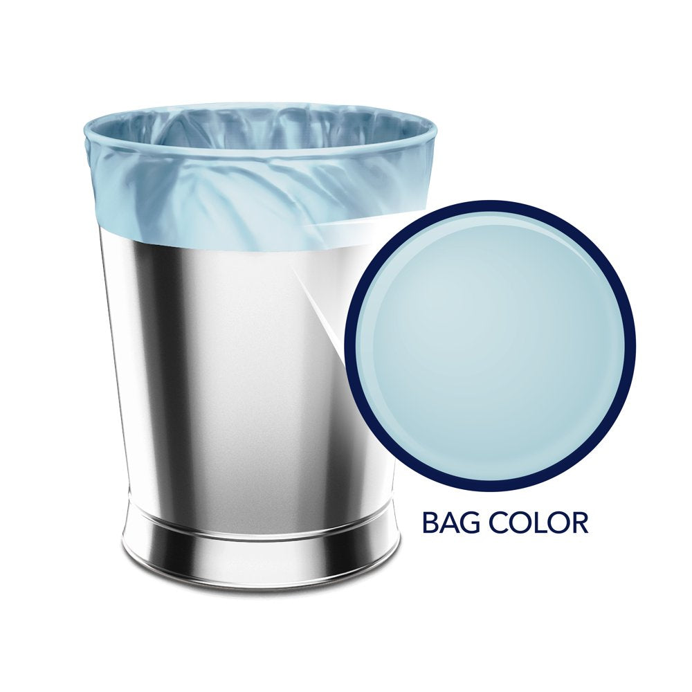 4 Gallon Color Trash Bags Bathroom Garbage Can Liners (120 count, 3 Colors)