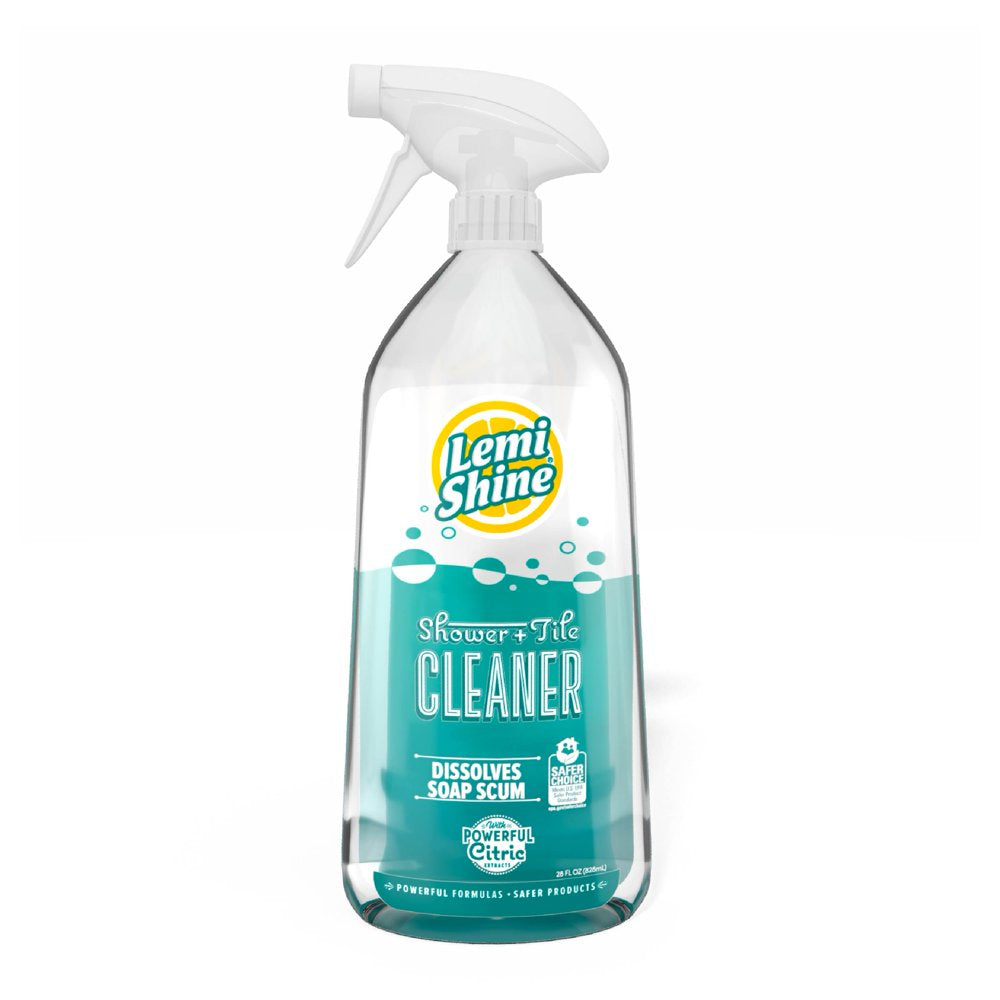 Shower + Tile Cleaner, Removes Hard Water Stains, 28 Ounce - ZADREAMZ