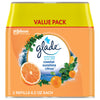 Glade Automatic Spray Refills, Air Freshener, Coastal Sunshine Citrus™, 2 X 6.2 Oz